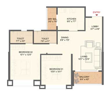 2BHK